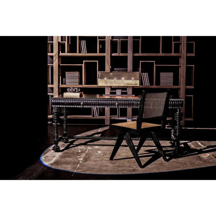 Apollo Metal Table Lamp With Brass Finish - LOOMLAN - Noir - Table Lamps