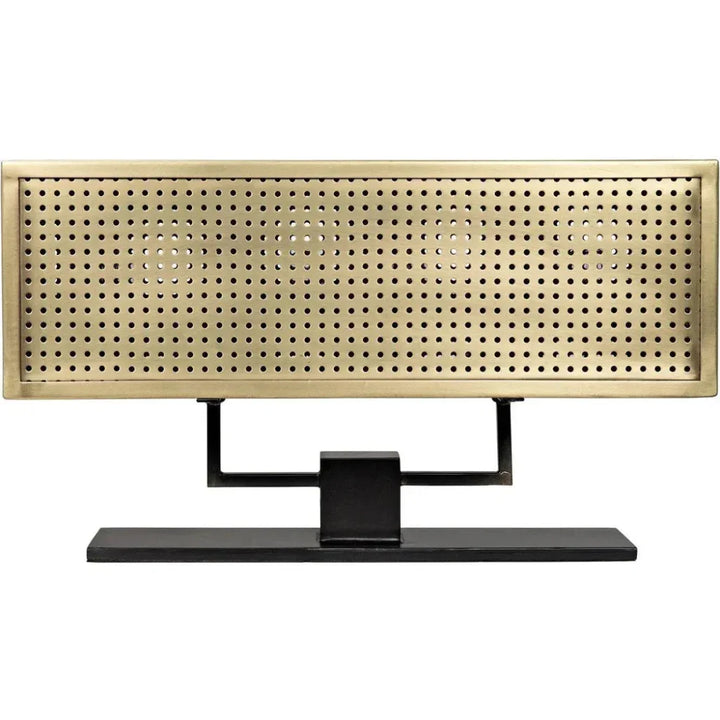 Apollo Metal Table Lamp With Brass Finish - LOOMLAN - Noir - Table Lamps