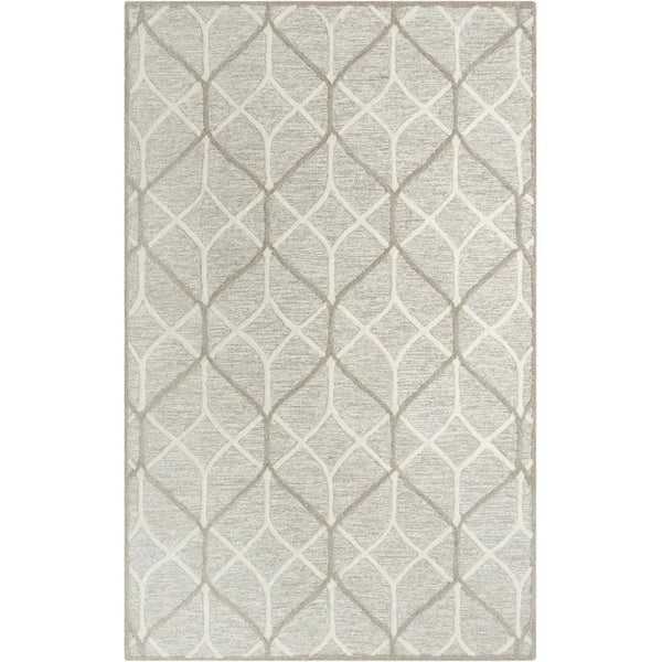 Aqsa Geometric Brown Living Room Rug - LOOMLAN - LOOMLAN - Area Rugs