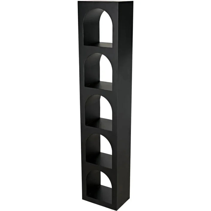 Aqueduct Black Metal Etagere-Etageres-Noir-LOOMLAN