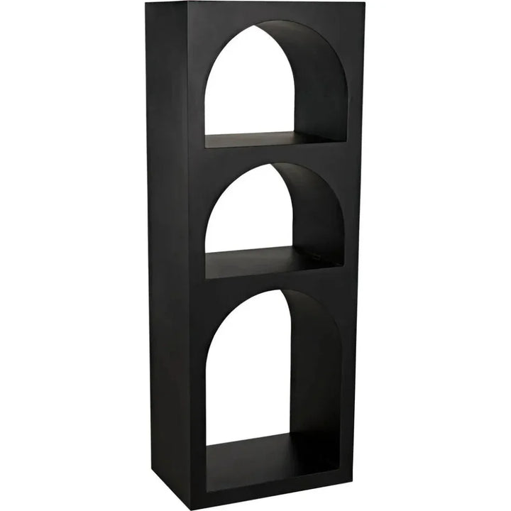 Aqueduct Black Metal Etagere-Etageres-Noir-LOOMLAN