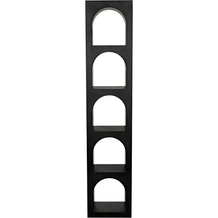 Aqueduct Black Metal Etagere-Etageres-Noir-LOOMLAN