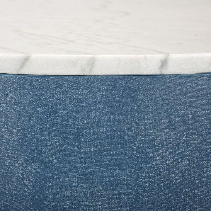 Aqueduct Marble Top Round Cocktail Table - LOOMLAN - Chelsea House - Coffee Tables