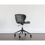 Arabella Leather Armless Office Chair