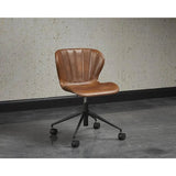 Arabella Leather Armless Office Chair