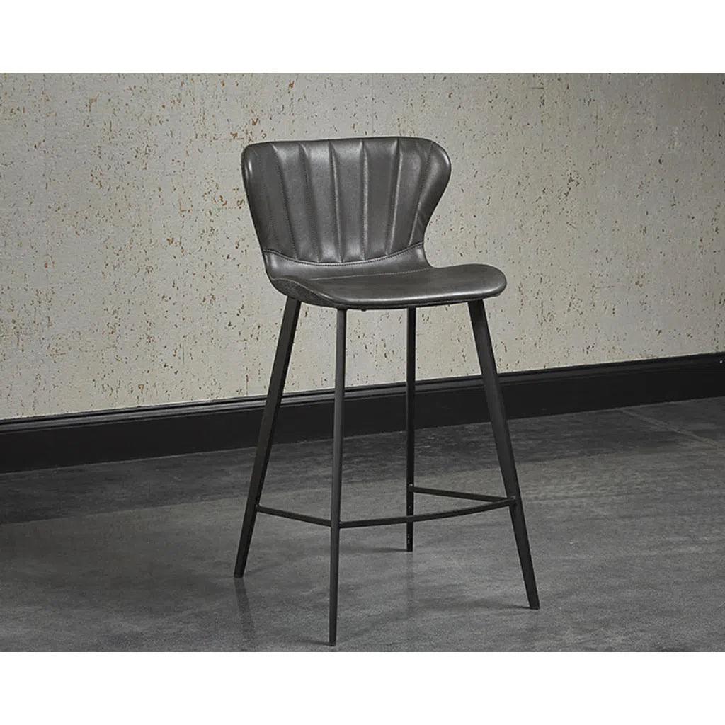 Arabella Leather Counter Stool