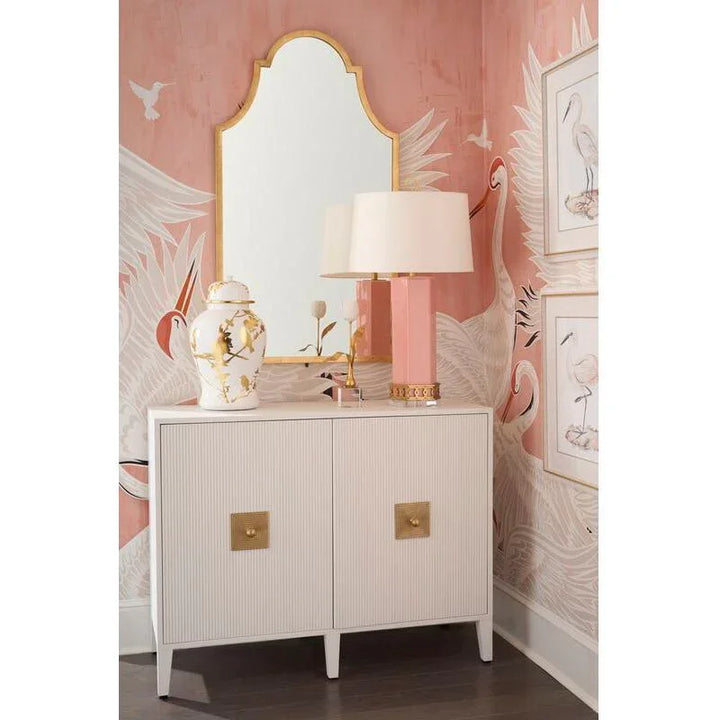 Architectural Arch Iron Framed Wall Mirror - LOOMLAN - Chelsea House - Wall Mirrors