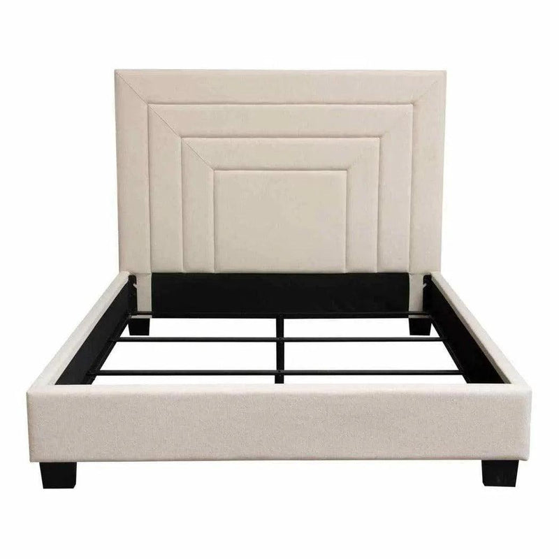 Arden Fabric Bed Frame with Headboard-Beds-Diamond Sofa-LOOMLAN