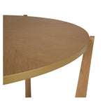 Ardoise Wooden Round Center Table-Console Tables-Chelsea House-LOOMLAN