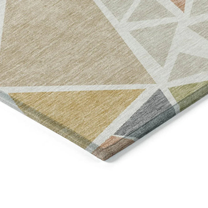 Aristea Ivory Washable Indoor-Outdoor Rug-Outdoor Rugs-LOOMLAN Rugs-LOOMLAN