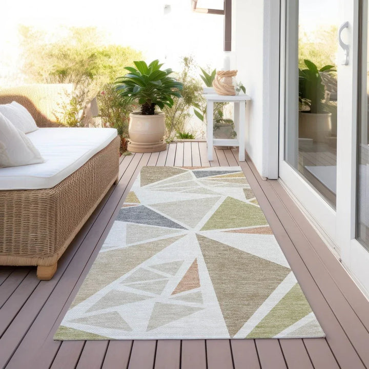 Aristea Ivory Washable Indoor-Outdoor Rug-Outdoor Rugs-LOOMLAN Rugs-LOOMLAN