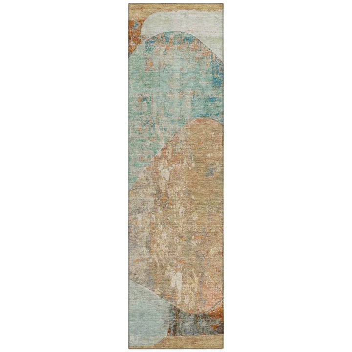 Armalise Teal Washable Indoor - Outdoor Rug - LOOMLAN - LOOMLAN Rugs - Outdoor Rugs