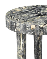 Artemis Small Black Resin Mid Century Modern Side Table Side Tables LOOMLAN By Jamie Young