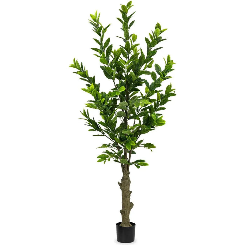 Artificial Botanical Green Indoor Lemon Tree-Artificial Trees-Le Present-82" H-LOOMLAN