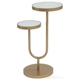 Artistry High-Low Scatter Round Accent Table