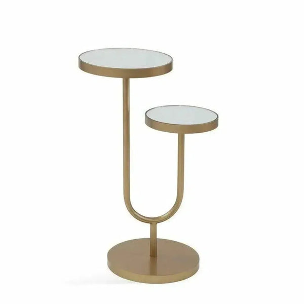 Artistry High-Low Scatter Round Accent Table