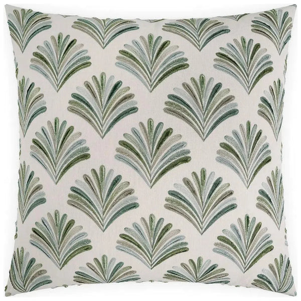 Aruba Green Throw Pillow With Insert