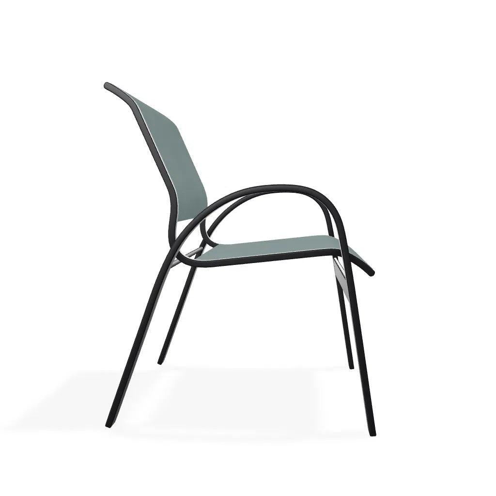 Aruba II Durable Sling Dining Stacking Cafe Chair