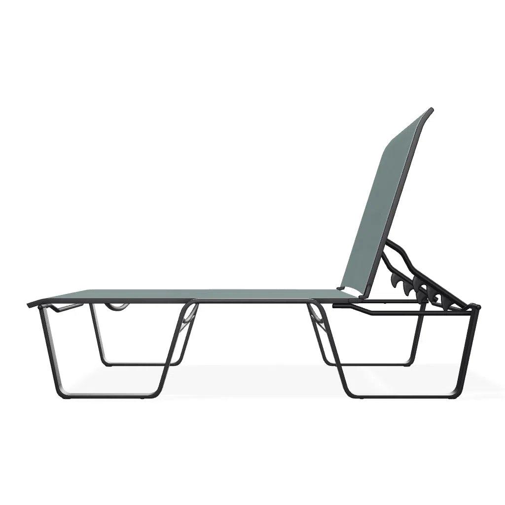 Aruba II Sling Lay-flat Stacking Chaise