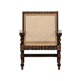 Aryana Artistic Wooden Frame Arm Chair-Club Chairs-Chelsea House-LOOMLAN