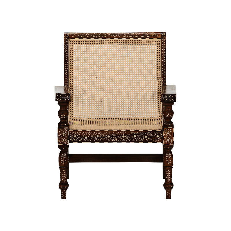 Aryana Artistic Wooden Frame Arm Chair-Club Chairs-Chelsea House-LOOMLAN