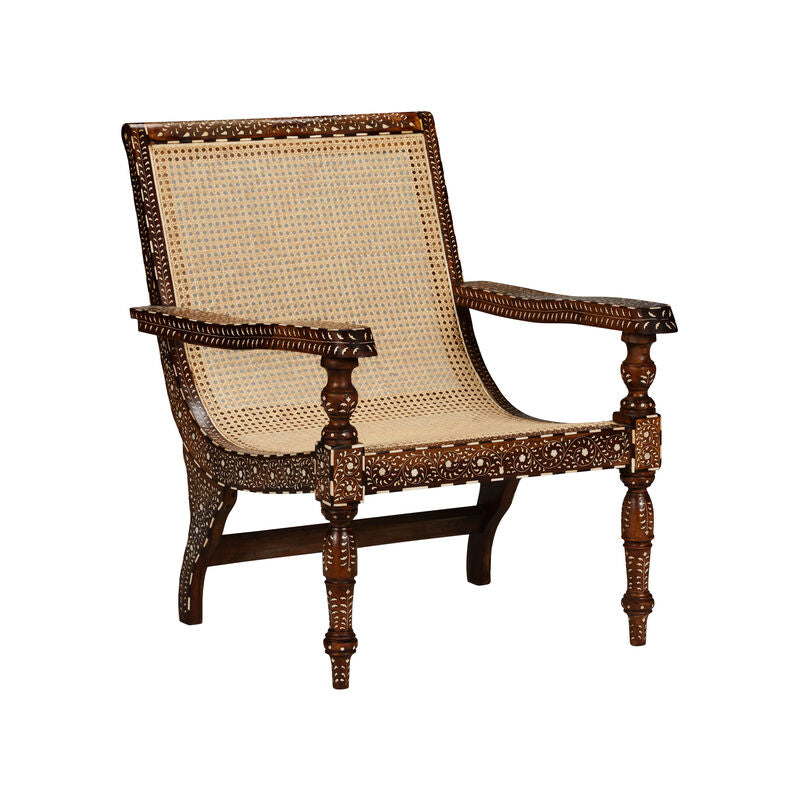 Aryana Artistic Wooden Frame Arm Chair-Club Chairs-Chelsea House-LOOMLAN