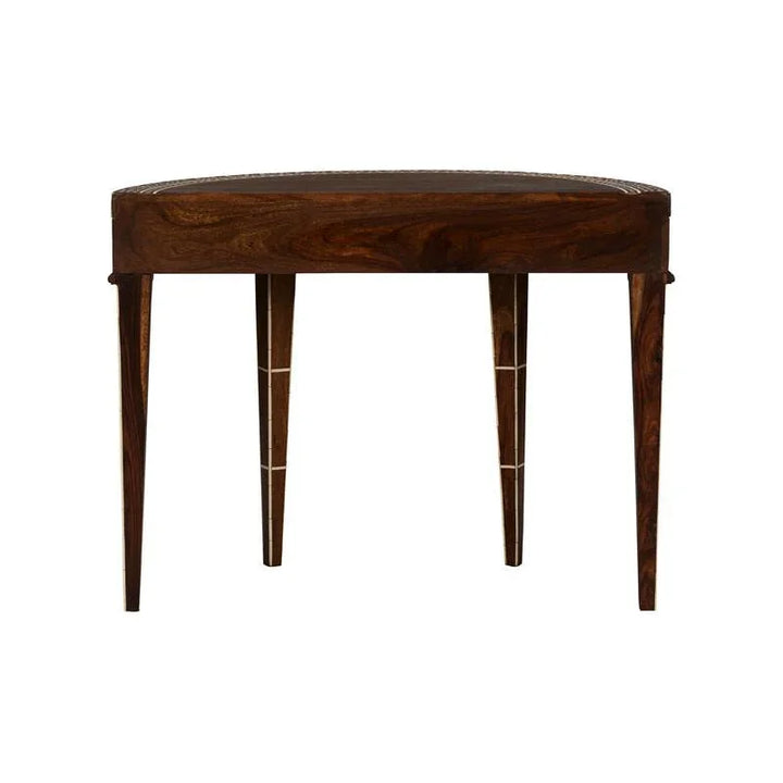 Aryana Demilune Shaped Artistic Wood Table - LOOMLAN - Chelsea House - Console Tables