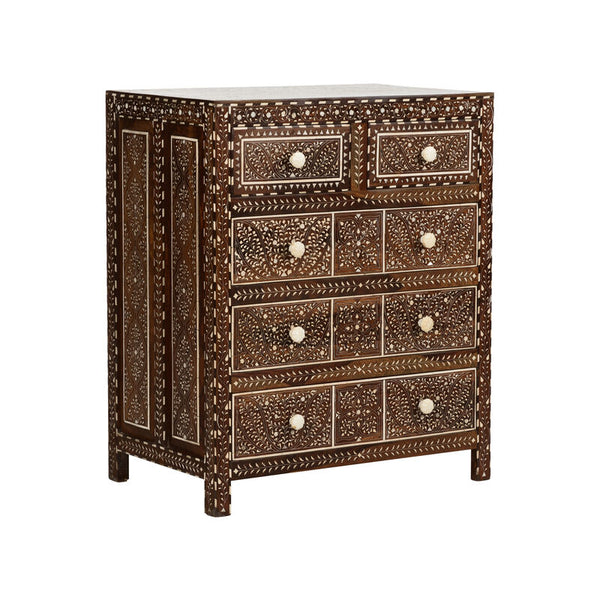 Aryana Wooden Artistic Chest-Chests-Chelsea House-LOOMLAN