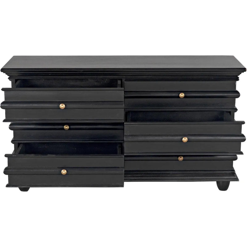 Ascona Wood Black Chest