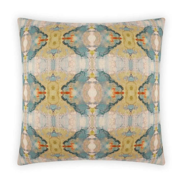 Ashanti Handmade Teal Throw Pillow - LOOMLAN - D.V. Kap - Throw Pillows