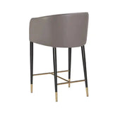 Asher Barrel Back Counter Stool-Counter Stools-SUNPAN-LOOMLAN