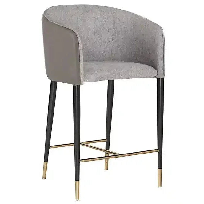 Asher Barrel Back Counter Stool - LOOMLAN - SUNPAN - Counter Stools