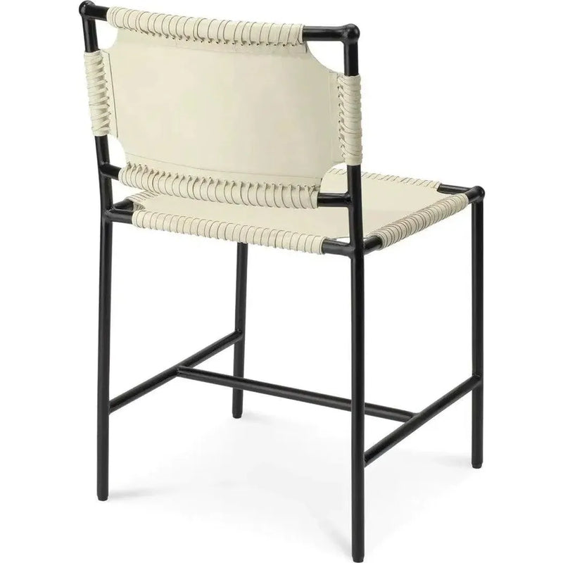 Asher Tan Full Grain Leather Dining Chair-Dining Chairs-Jamie Young-LOOMLAN