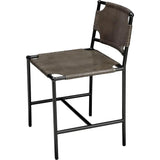 Asher Tan Full Grain Leather Dining Chair-Dining Chairs-Jamie Young-LOOMLAN