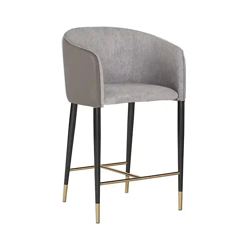 Asher Polyester Upholstered Counter Stool