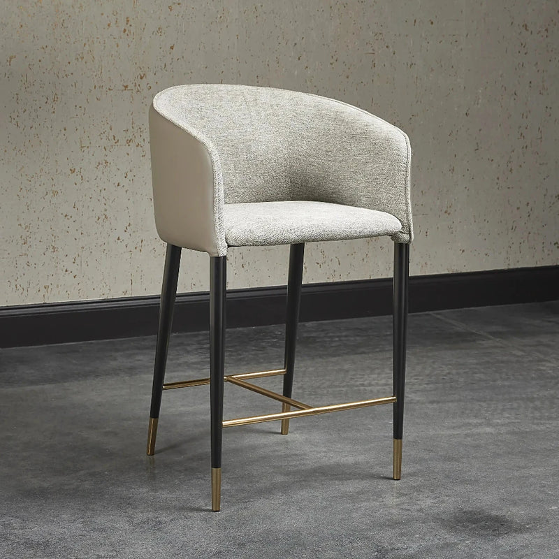 Asher Polyester Upholstered Counter Stool