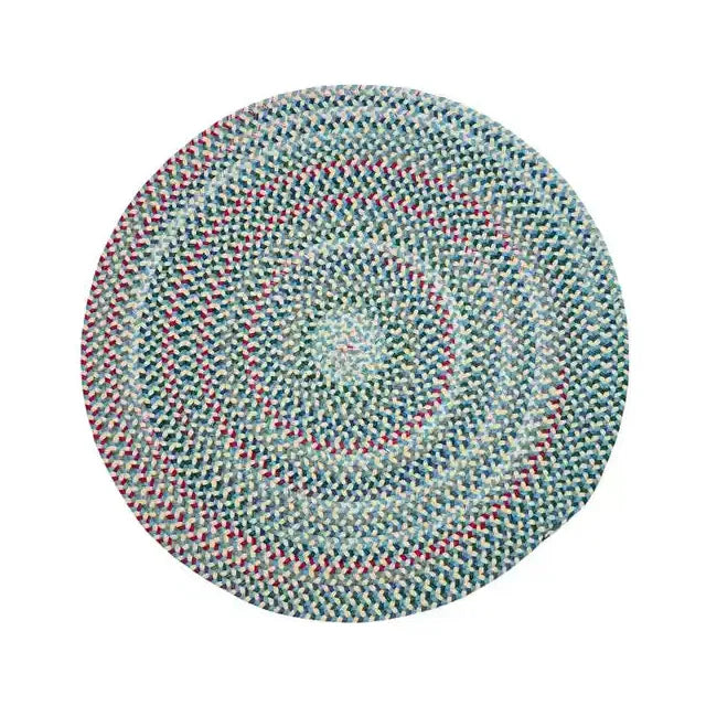 Ashland Braid Round Rugs-Area Rugs-Colonial Mills-Sunnyside Multi-3' x 3'-LOOMLAN