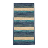 Ashton Tweed Stripe Runner Outdoor Rugs-Outdoor Rugs-Colonial Mills-Blue Lites-30" x 5'-LOOMLAN