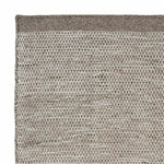 Asko Light Grey Solid Handmade Wool Rug