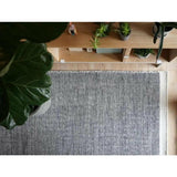 Asko Mixed Grey Solid Handmade Wool Rug