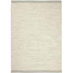 Asko Off White Solid Handmade Wool Rug