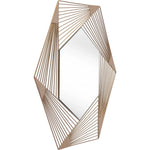 Aspect Hexagonal Mirror Gold