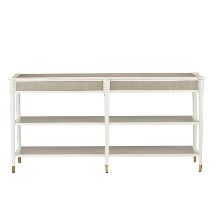 Aster Console Table-Console Tables-Currey & Co-LOOMLAN