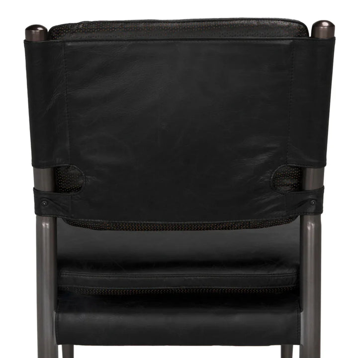 Astor Top - Grain Leather Counter Stool - LOOMLAN - Noir - Counter Stools