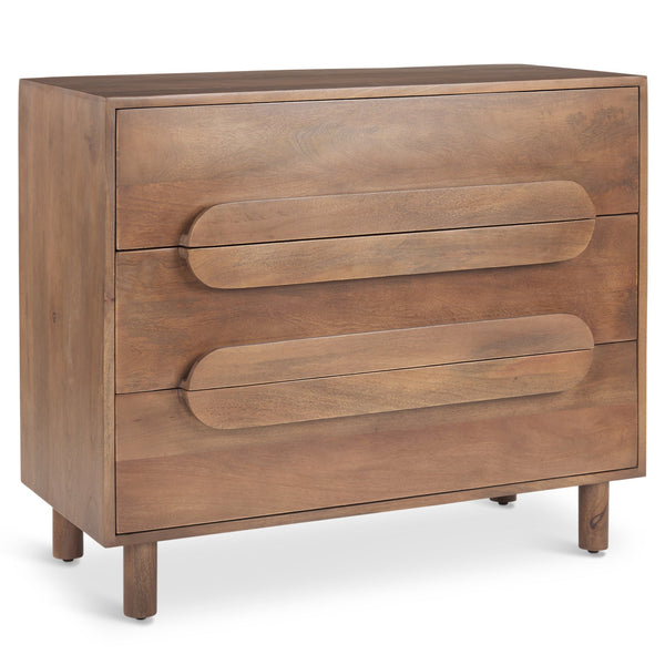 Astrid Three Drawers Wood Cabinet