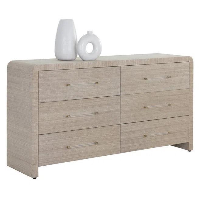 Atherton Solid Wood Dresser Raffia