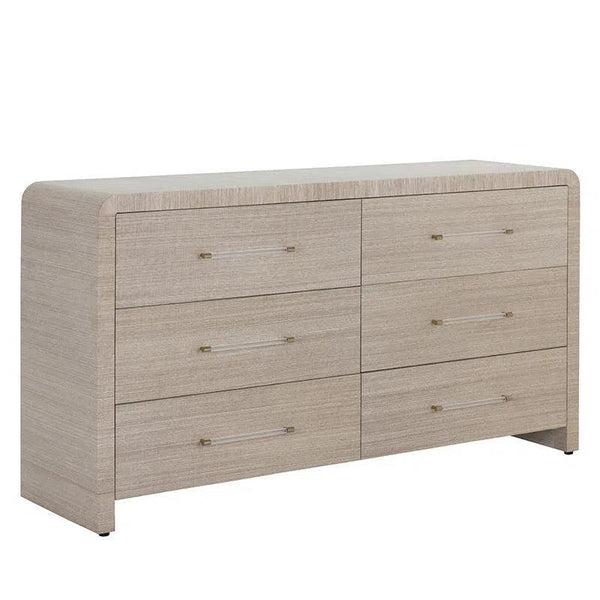 Atherton Solid Wood Dresser Raffia