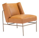 Atlanta Accent Chair Brown-Accent Chairs-Zuo Modern-LOOMLAN