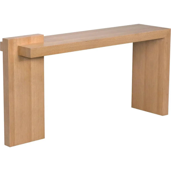 Atlanta Wood Rectangle Console Table - LOOMLAN - Noir - Console Tables