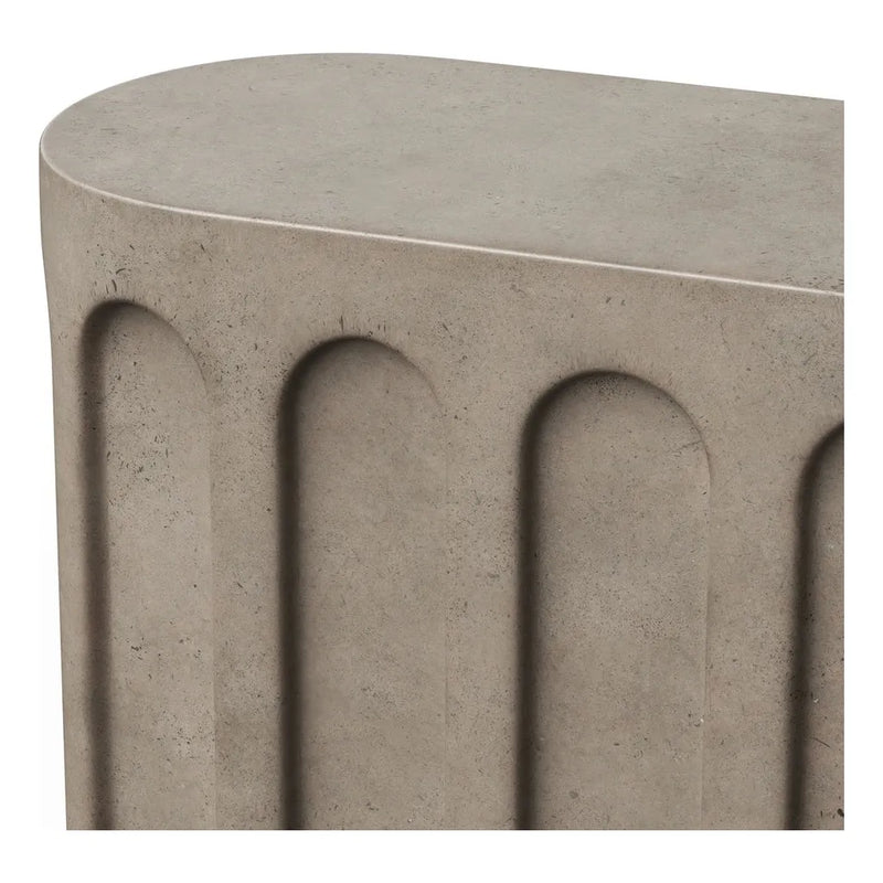 Atlas Concrete Made Outdoor Bench-Outdoor Benches-Urbia-LOOMLAN